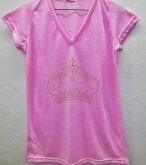 T-Shirt Rosa Coroa